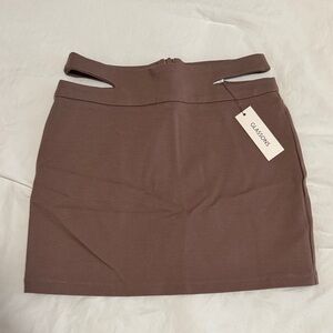 Glassons Chocolate Mini Skirt